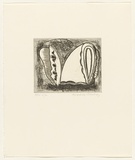 Artist: b'LEACH-JONES, Alun' | Title: b'The Welsh suite (#2)' | Date: October 1991 | Technique: b'etching, printed in black ink, from one plate' | Copyright: b'Courtesy of the artist'