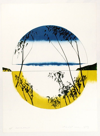 Artist: b'Rose, David.' | Title: b'Bateau Bay III' | Date: 1973 | Technique: b'lithograph, printed in black ink, from one zinc plate' Artist: b'Rose, David.' | Title: b'Bateau Bay III' | Date: 1973 | Technique: b'lithograph, printed in black ink, from one zinc plate'