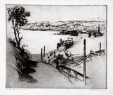 Artist: b'GOODCHILD, John' | Title: b'The Spit, Sydney' | Date: 1922 | Technique: b'etching, printed in black ink, from one plate'