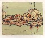 Artist: b'WICKS, Arthur' | Title: b'Organic landscape II' | Date: 1965 | Technique: b'screenprint, printed in colour, from multiple stencils'