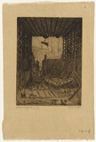 Artist: b'Traill, Jessie.' | Title: b'Northern shipbuilding' | Date: 1938 | Technique: b'etching and aquatint, printed in black ink with plate-tone, from one plate'