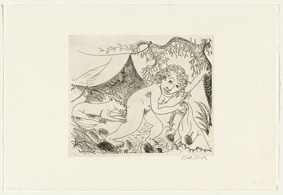 Artist: b'BOYD, Arthur' | Title: b'Suzannah with elder and dog' | Date: c1968 | Technique: b'etching, printed in black ink, from one plate' | Copyright: b'Reproduced with permission of Bundanon Trust' Artist: b'BOYD, Arthur' | Title: b'Suzannah with elder and dog' | Date: c1968 | Technique: b'etching, printed in black ink, from one plate' | Copyright: b'Reproduced with permission of Bundanon Trust'