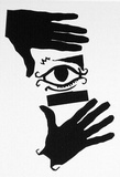 Artist: b'Smith, Lisa.' | Title: b'Postcard (no.7)' | Date: 1990 | Technique: b'screenprint, printed in black ink, from one stencil'