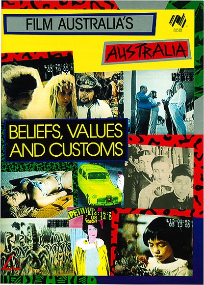 Artist: b'REDBACK GRAPHIX' | Title: b'Publication: Beliefs, Values and Customs' | Date: c1990 | Technique: b'offset-lithograph' Artist: b'REDBACK GRAPHIX' | Title: b'Publication: Beliefs, Values and Customs' | Date: c1990 | Technique: b'offset-lithograph'