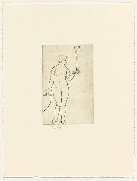 Artist: b'SCHMEISSER, Jorg' | Title: b'No.1 - Beispiel: Stich (No. 1-Example: Intaglio)' | Date: 1976 | Technique: b'engraving, printed in black ink, from one copper plate' | Copyright: b'\xc2\xa9 J\xc3\xb6rg Schmeisser' Artist: b'SCHMEISSER, Jorg' | Title: b'No.1 - Beispiel: Stich (No. 1-Example: Intaglio)' | Date: 1976 | Technique: b'engraving, printed in black ink, from one copper plate' | Copyright: b'\xc2\xa9 J\xc3\xb6rg Schmeisser'
