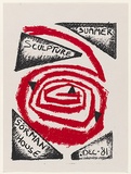 Artist: Ford, Paul. | Title: Summer sculpture. Gorman House December 81 | Date: 1981 | Technique: screenprint, printed in colour, from two screens