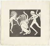 Artist: BOYD, Arthur | Title: Magistrate to his guards. | Date: (1970) | Technique: etching and aquatint, printed in black ink, from one plate | Copyright: Reproduced with permission of Bundanon Trust