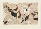 Artist: Robinson, William. | Title: Farm self portrait X | Date: 2004 | Technique: lithograph, printed in colour, from multiple stones