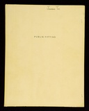 Artist: Johnson, Tim. | Title: (from Fittings: an artist's book containing [25] pp., incl., [15] pp., of illustration, [5] blue sheets, yellow cardboard cover). | Date: c.1971 | Technique: offset-lithograph on typescript | Copyright: © Tim Johnson