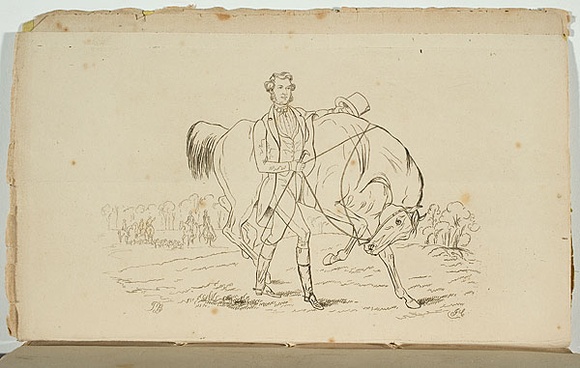 Artist: Carmichael, J. | Title: The Master of the Fitz Roy Hunt. | Date: 1850 | Technique: engraving and etching, printed in black ink, from one copper plate