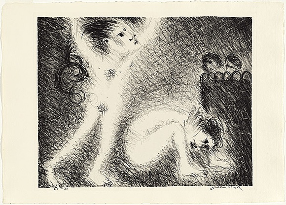 Artist: b'BOYD, Arthur' | Title: b'St Francis with a brother, preaching naked.' | Date: (1965) | Technique: b'lithograph, printed in black ink, from one plate' | Copyright: b'Reproduced with permission of Bundanon Trust' Artist: b'BOYD, Arthur' | Title: b'St Francis with a brother, preaching naked.' | Date: (1965) | Technique: b'lithograph, printed in black ink, from one plate' | Copyright: b'Reproduced with permission of Bundanon Trust'