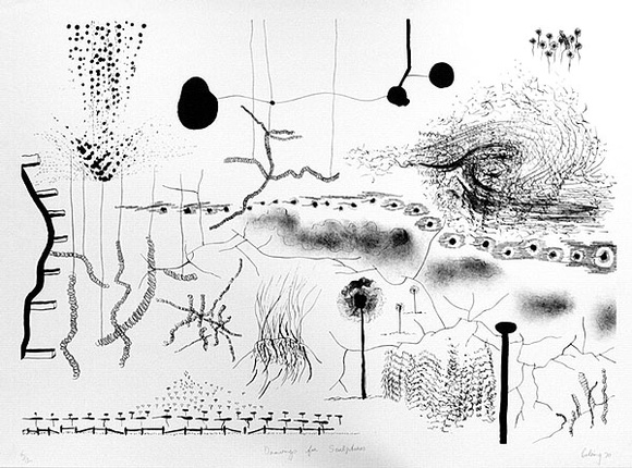 Artist: b'COLEING, Tony' | Title: b'Drawings for sculptures.' | Date: 1970 | Technique: b'lithograph, printed in black ink, from one stone'