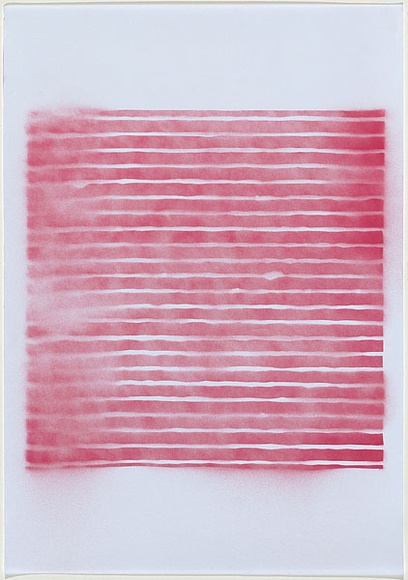 Artist: b'Azlan.' | Title: b'Hicks.' | Date: 2003 | Technique: b'stencil, printed in red ink, from one stencil'