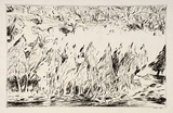 Artist: b'Fry, Merrick.' | Title: b'not titled.' | Date: 1983 | Technique: b'offset-lithograph, printed in black ink, from one plate'