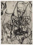 Artist: PARR, Mike | Title: Polish mud # 10 | Date: 1995 | Technique: drypoint and lift-ground aquatint, printed in colour, from 2 copper plates