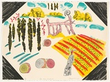 Artist: LANCELEY, Colin | Title: For New England. | Date: 1995 | Technique: lithograph, printed in colour, from multiple stones [or plates] | Copyright: © Colin Lanceley. Licensed by VISCOPY, Australia