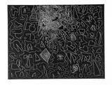 Artist: b'JACKS, Robert' | Title: b'not titled.' | Date: 1989 | Technique: b'etching, printed in black ink, from one plate'