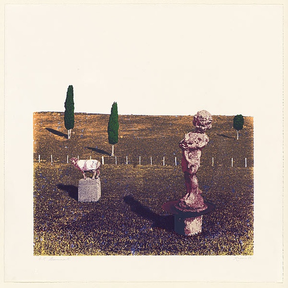 Artist: b'EWINS, Rod' | Title: b'Monuments.' | Date: 1983, July | Technique: b'screenprint'