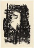 Artist: b'King, Grahame.' | Title: b'Overture' | Date: 1962 | Technique: b'lithograph, printed in black ink, from two stones [or plates]'