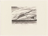 Artist: Elliott, Fred W. | Title: Heard Island, 1956 | Date: 1997, February | Technique: photo-lithograph, printed in black ink, from one stone | Copyright: By courtesy of the artist