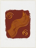 Artist: Hobson, Samantha. | Title: Camps both sides of the river | Date: 1999 | Technique: screenprint, printed in colour, from mulitple stencilis