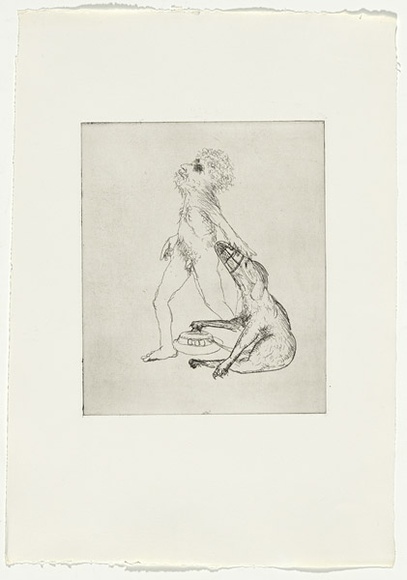 Artist: b'BOYD, Arthur' | Title: b'Colour blind.' | Date: 1970 | Technique: b'etching, printed in black ink, from one plate' | Copyright: b'Reproduced with permission of Bundanon Trust' Artist: b'BOYD, Arthur' | Title: b'Colour blind.' | Date: 1970 | Technique: b'etching, printed in black ink, from one plate' | Copyright: b'Reproduced with permission of Bundanon Trust'