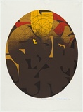 Artist: Murray-Harvey, Nigel. | Title: Autumn oval | Date: 1971 | Technique: screenprint