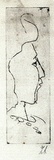 Artist: Armstrong, Ian. | Title: (Head). | Date: 1950s | Technique: etching, printed in black ink, from one plate