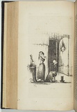 Title: b'not titled [Mr Pickwick and lady combing her hair]' | Date: 1838 | Technique: b'lithograph, printed in black ink, from one stone'