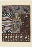 Artist: b'Yunupingu, Dhopiya.' | Title: b'Gapu, Tubig, Air, Water.' | Date: 1997 | Technique: b'screenprint, printed in colour, from multiple stencils'