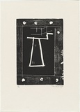 Artist: Marsden, David | Title: not titled | Date: 1988-89 | Technique: woodcut