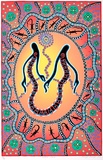 Artist: Bancroft, Bronwyn. | Title: Lizard land. | Date: 1994 | Technique: screenprint, printed in colour, from multiple screens | Copyright: © Bronwyn Bancroft. Licensed  by VISCOPY, Australia
