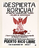 Artist: Black Cat Collective. | Title: Despierta Boricua!. | Date: c.1986 | Technique: screenprint, printed in colour, from multiple stencils