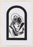 Artist: SIBLEY, Dan | Title: Not titled  [1]. | Date: 2003 | Technique: stencil, printed in black ink, from one stencil