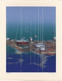 Artist: Harbeck, Ron. | Title: Reflections. | Date: 1989 | Technique: screenprint, printed in colour, from six stencils