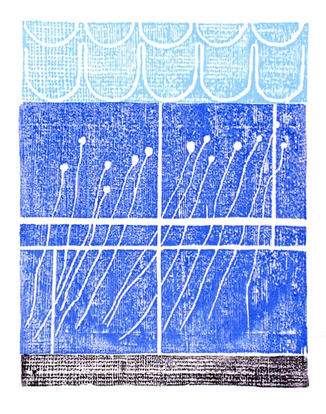 Artist: b'Buckley, Sue.' | Title: b'Window.' | Date: 1970 | Technique: b'woodcut, printed in colour, from multiple blocks' | Copyright: b'This work appears on screen courtesy of Sue Buckley and her sister Jean Hanrahan' Artist: b'Buckley, Sue.' | Title: b'Window.' | Date: 1970 | Technique: b'woodcut, printed in colour, from multiple blocks' | Copyright: b'This work appears on screen courtesy of Sue Buckley and her sister Jean Hanrahan'