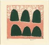 Artist: McKenzie, Queenie | Title: Gara-Garag | Date: 1997 | Technique: aquatint, printed in colour, from two plates