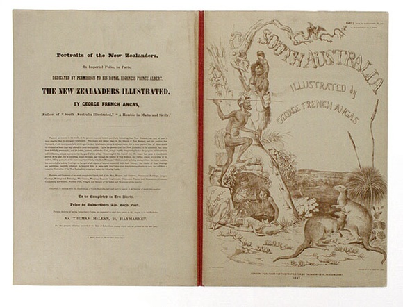 Artist: b'Angas, George French.' | Title: b'South Australia Illustrated, Part 3.' | Date: 1846-47 | Technique: b'lithograph, printed in colour, from multiple stones; varnish highlights by brush'
