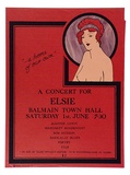 Artist: LITTLE, Colin | Title: A Concert for Elsie | Date: 1974 | Technique: screenprint, printed in colour, from multiple stencils