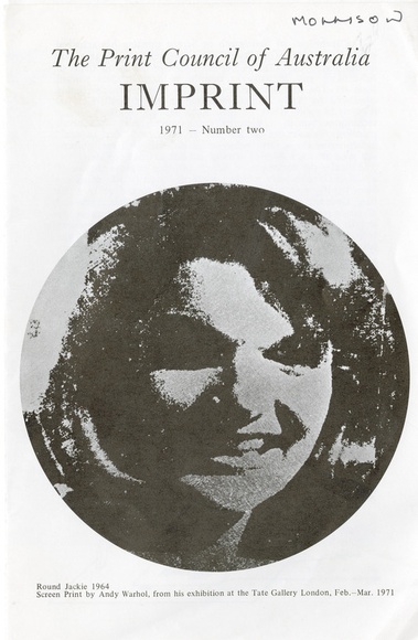Artist: b'PRINT COUNCIL OF AUSTRALIA' | Title: b'Periodical | Imprint. Melbourne: Print Council of Australia, vol. 06, no. 2, 1971' | Date: 1971 Artist: b'PRINT COUNCIL OF AUSTRALIA' | Title: b'Periodical | Imprint. Melbourne: Print Council of Australia, vol. 06, no. 2, 1971' | Date: 1971