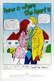 Artist: McDonald, Robyn. | Title: Home is Were The Heart Is ... Tenants are terrific! | Date: 1989 | Technique: screenprint, printed in colour, from multiple screens