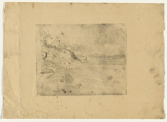 Artist: b'BOYD, Arthur' | Title: b'(Landscape with birds).' | Date: 1960-70 | Technique: b'etching, printed in black ink, from one plate' | Copyright: b'Reproduced with permission of Bundanon Trust' Artist: b'BOYD, Arthur' | Title: b'(Landscape with birds).' | Date: 1960-70 | Technique: b'etching, printed in black ink, from one plate' | Copyright: b'Reproduced with permission of Bundanon Trust'