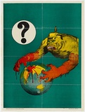 Artist: b'Lindsay, Norman.' | Title: b'Today the German Monster threatens the world with bloodshed, slavery and death' | Date: 1917 | Technique: b'lithograph, printed in colour, from multiple stones [or plates]'