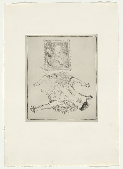 Artist: b'BOYD, Arthur' | Title: b'The Ancestors.' | Date: 1971 | Technique: b'etching, printed in black ink, from one plate' | Copyright: b'Reproduced with permission of Bundanon Trust' Artist: b'BOYD, Arthur' | Title: b'The Ancestors.' | Date: 1971 | Technique: b'etching, printed in black ink, from one plate' | Copyright: b'Reproduced with permission of Bundanon Trust'