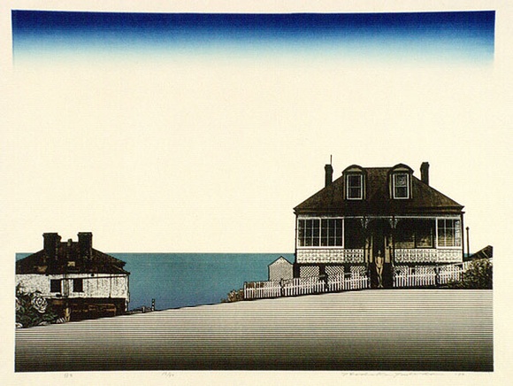 Artist: b'Yoshida, Hodaka.' | Title: b'Day by day' | Date: 1974 | Technique: b'woodcut and photo- zinc relief , printed in colour, from multiple blocks' Artist: b'Yoshida, Hodaka.' | Title: b'Day by day' | Date: 1974 | Technique: b'woodcut and photo- zinc relief , printed in colour, from multiple blocks'