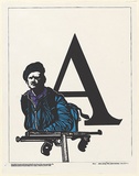 Title: Sabate | Date: 1976 | Technique: screenprint, printed in colour, from two stencils