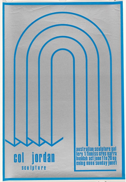 Artist: b'Jordan, Col.' | Title: b'Col Jordan Sculpture (blue)' | Date: c.1970 | Copyright: b'\xc2\xa9 Col Jordan'