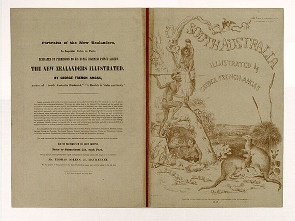 Artist: b'Angas, George French.' | Title: b'South Australia Illustrated, Part 5.' | Date: 1846-47 | Technique: b'lithograph, printed in colour, from multiple stones; varnish highlights by brush' Artist: b'Angas, George French.' | Title: b'South Australia Illustrated, Part 5.' | Date: 1846-47 | Technique: b'lithograph, printed in colour, from multiple stones; varnish highlights by brush'