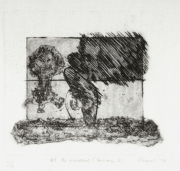 Artist: b'Shearer, Mitzi.' | Title: b'At the window (series 3)' | Date: 1979