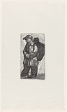 Artist: Groblicka, Lidia | Title: Coal carrier | Date: 1956 | Technique: woodcut, printed in black ink, from one block